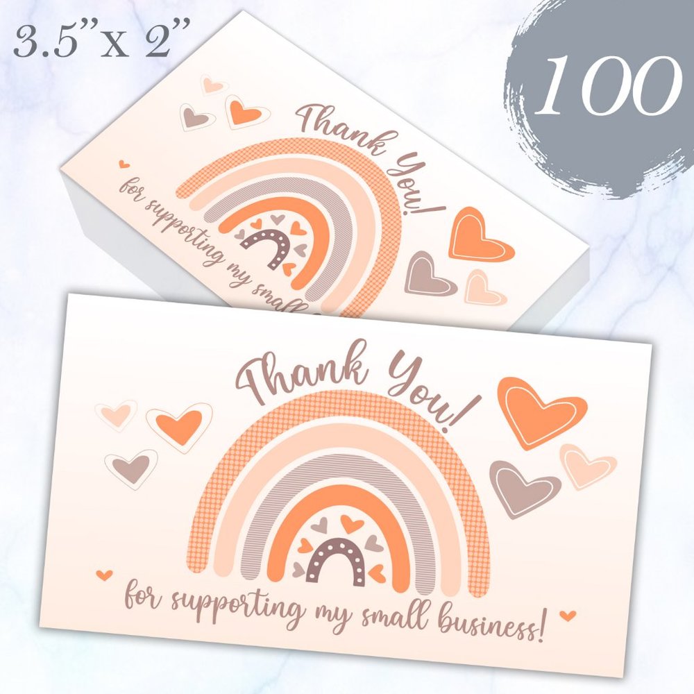 100 Thank You Cards